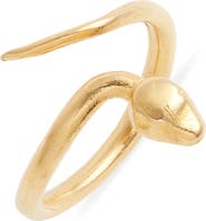 VIDAKUSH Thin Snake Knuckle Ring