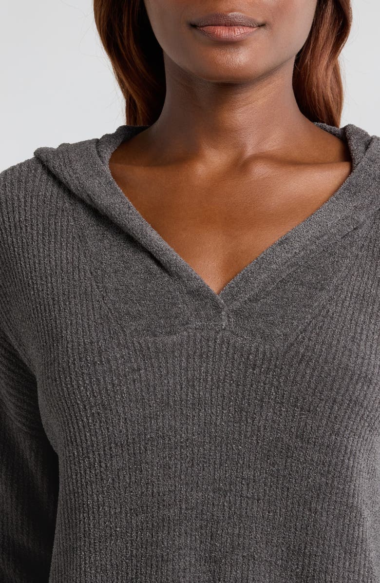 Barefoot Dreams<sup>®</sup> CozyChic<sup>®</sup> Ultra Lite<sup>®</sup> Sweater Hoodie, Alternate, color, Carbon