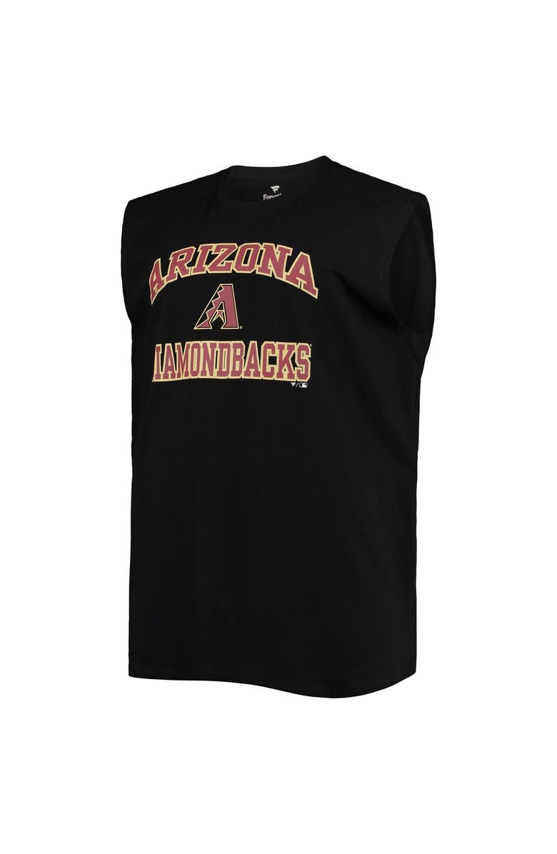 PROFILE Men's Black Arizona Diamondbacks Big & Tall Jersey Muscle Tank Top, Alternate, color,