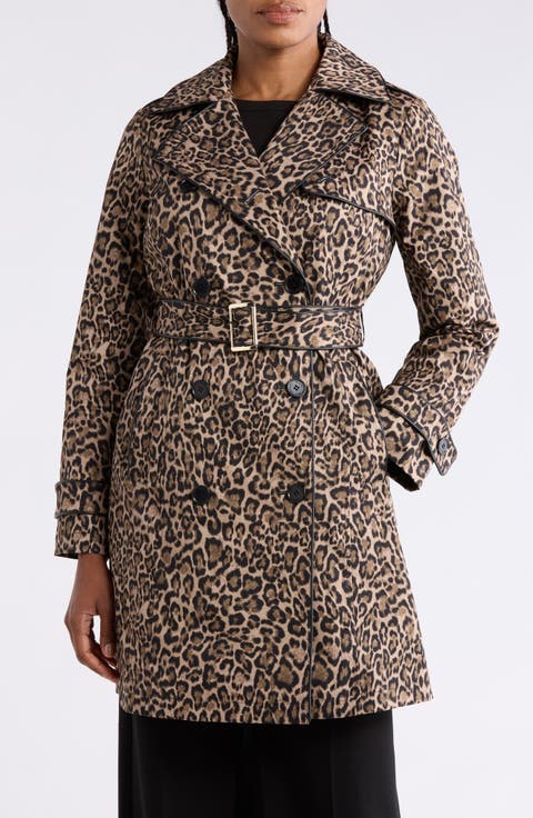 Double Breasted Long Trench Coat