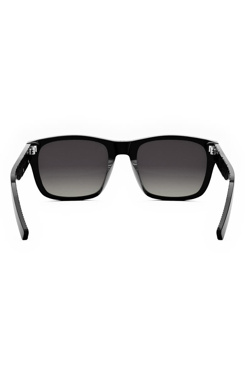 DIOR ‘DiorB23 S2F 53mm Polarized Square Sunglasses, Alternate, color, 