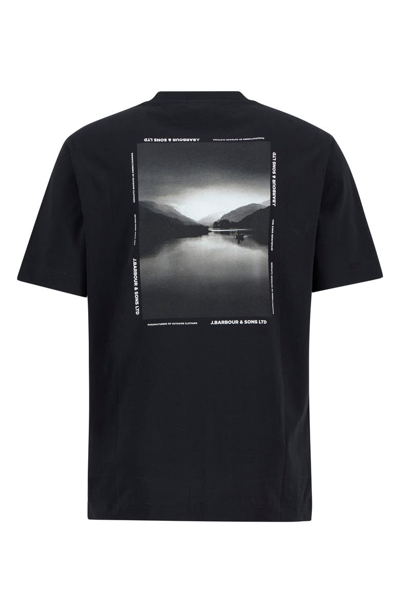 Barbour Parkend Photo Cotton Graphic T-Shirt, Alternate, color, Black