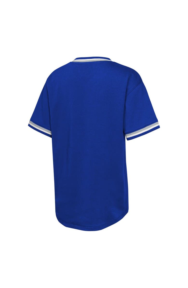 Outerstuff Youth Royal Los Angeles Dodgers Relief Pitcher V-Neck T-Shirt, Alternate, color, 