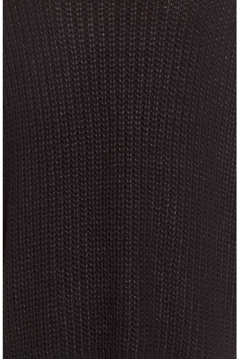 Oversize Turtleneck Sweater, Alternate, color, BLACK