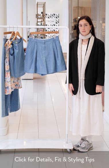 【関税込み】Staud ブラック Cruz リネン ショートパンツ CRUZ LINEN SHORT NATURAL