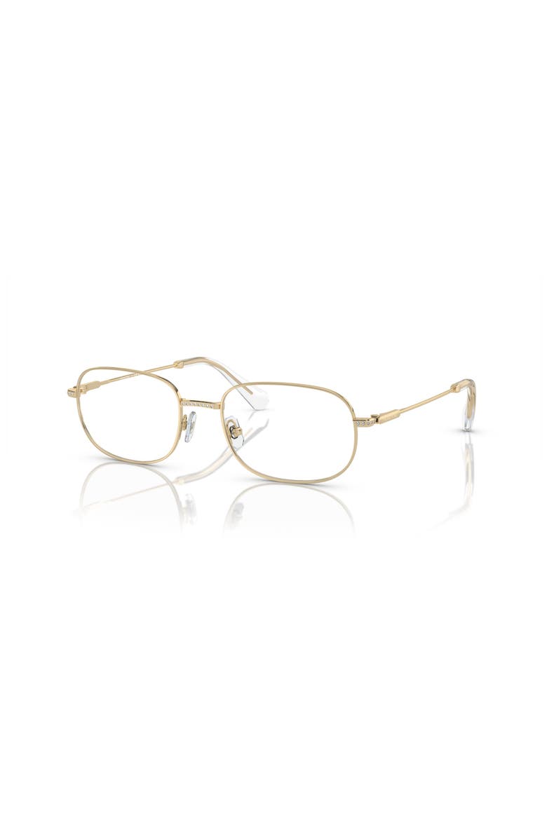 54mm Rectangle optical glasses, Main, color, Gold