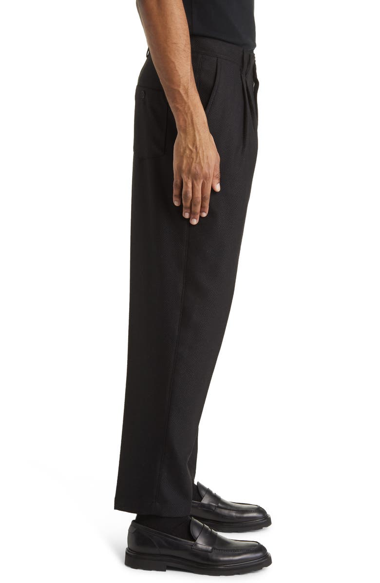 Wax London Club Wool Blend Pleated Trousers, Alternate, color, 