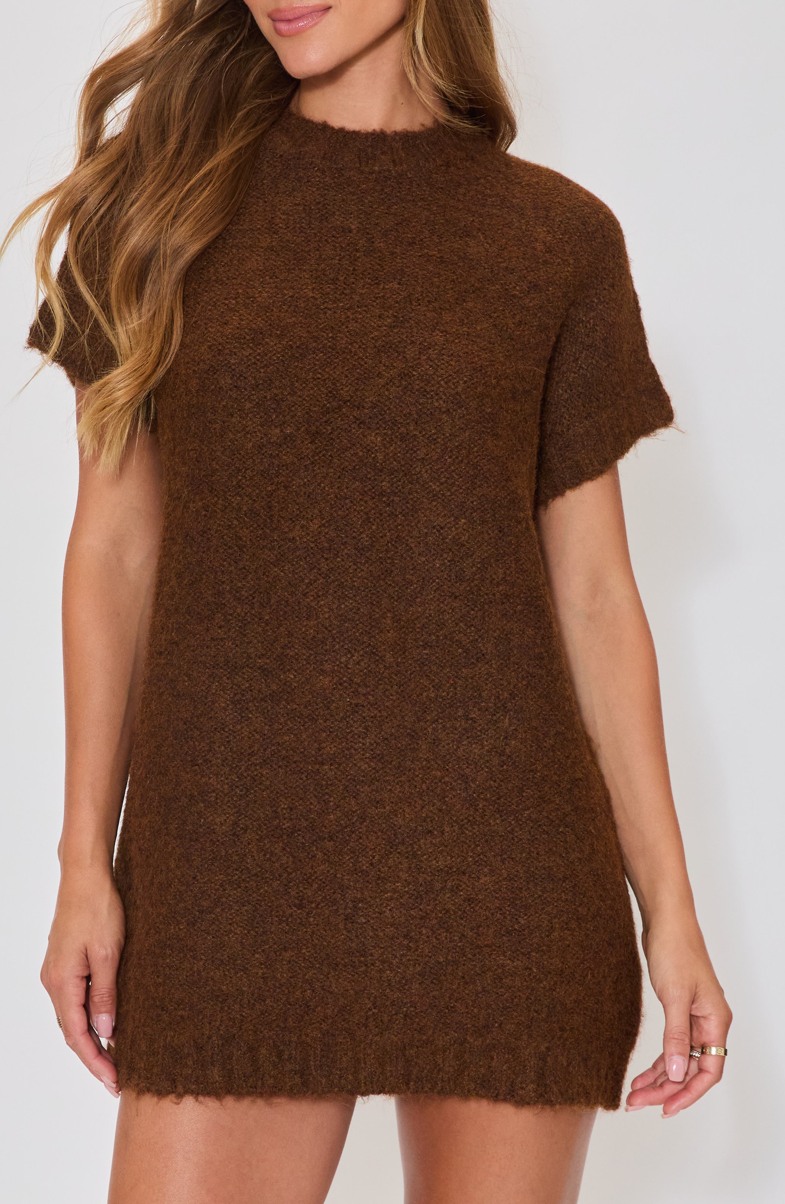 Hot Coco Sweater Minidress - image 2