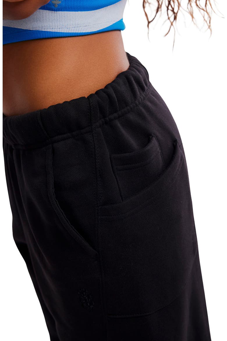 FP Movement Top Score Cotton Pants, Alternate, color, BLACK