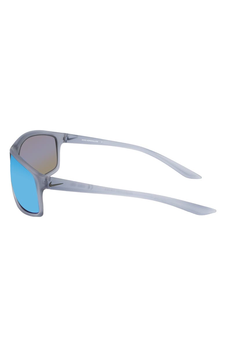 Nike Adrenaline 66mm Oversize Rectangle Sport Wrap Sunglasses, Alternate, color,