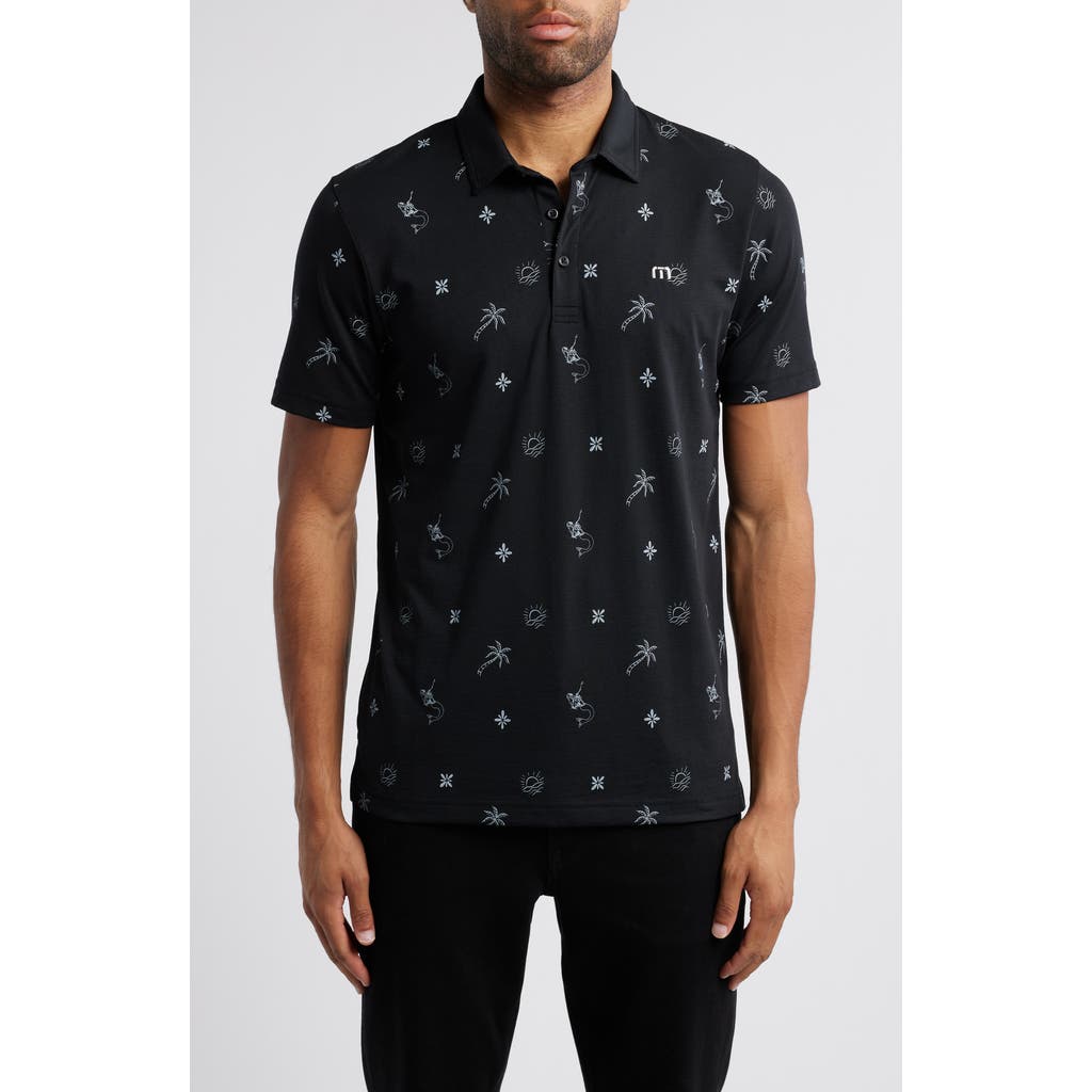 Travismathew Cove Dive Polo In Black