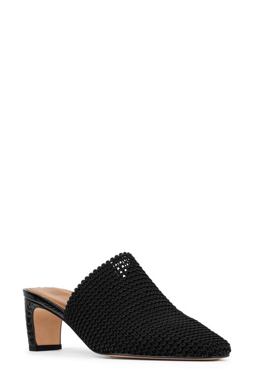Donald Pliner Block Heel Mule In Black