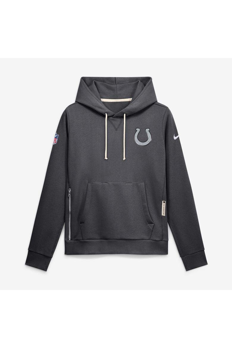 Women's Nike  Anthracite Indianapolis Colts 2026 Rivalries Collection Standard Issue Sideline Pullover Hoodie, Alternate, color, Anthracite