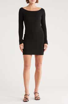 Madden Girl Raglan Long Sleeve Minidress