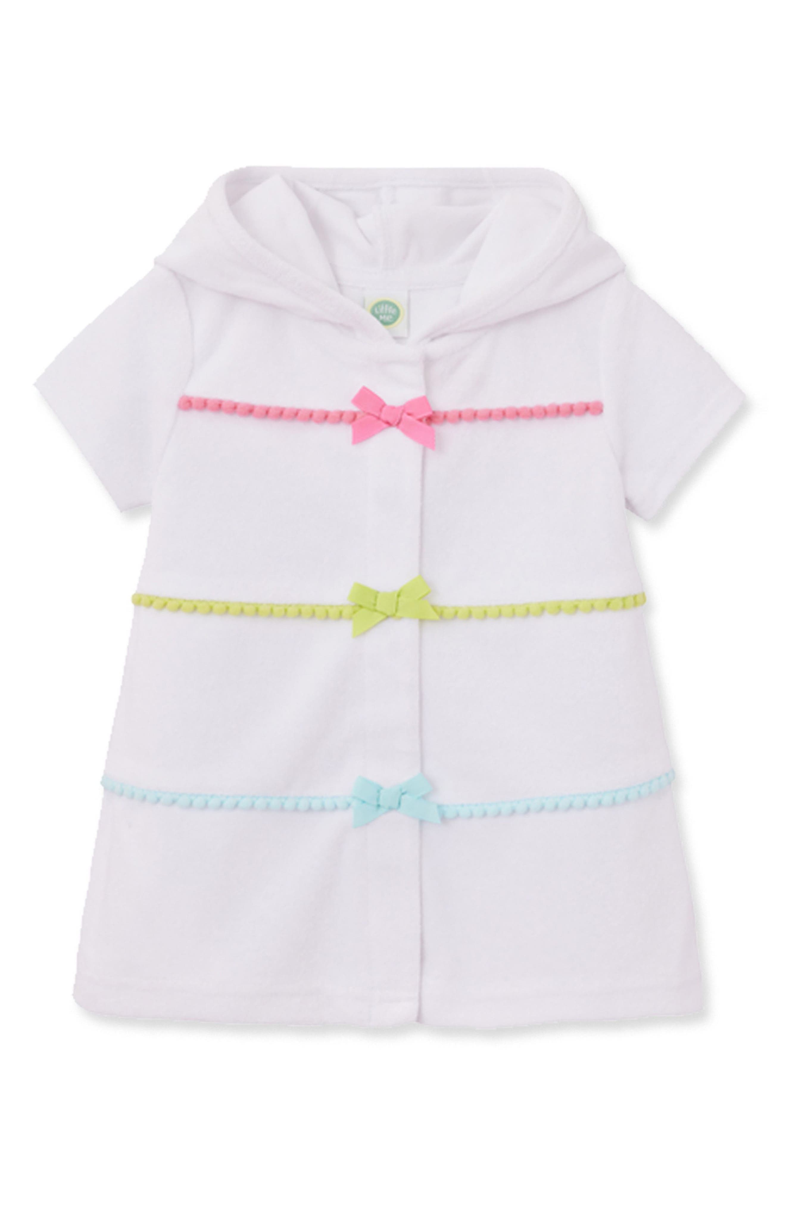Little Me Hooded Swim Cover-Up Dress