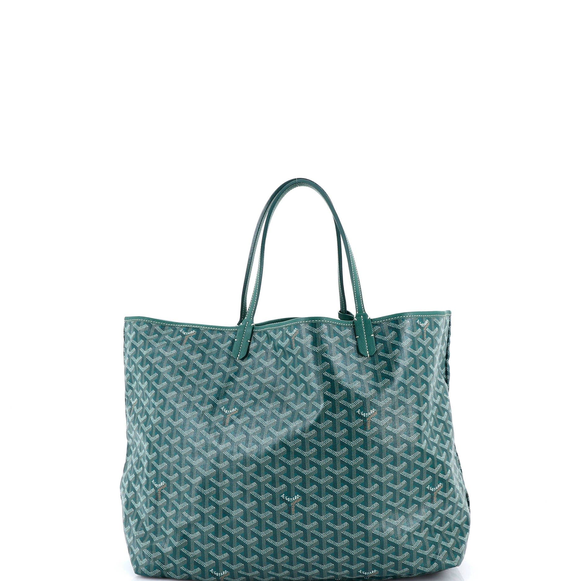 Pre-Owned Goyard Saint Louis Tote Coated Canvas GM, Alternate, color, Green