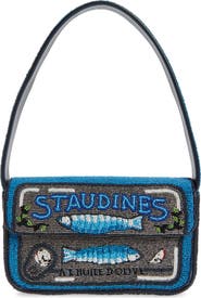 STAUD Tommy Beaded Shoulder Bag