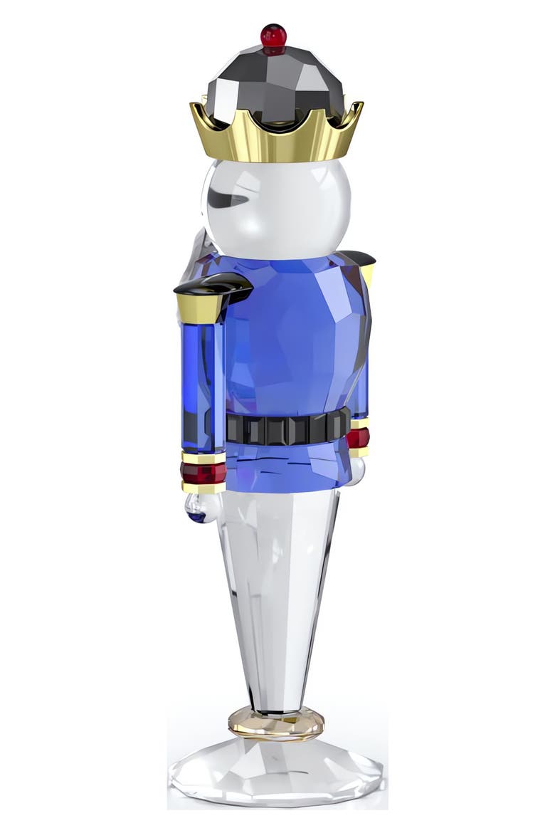 Holiday Cheers Nutcracker Crystal Figurine, Alternate, color, MULTICOLORED