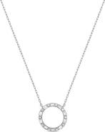 Bony Levy Gatsby 18K White Gold Diamond Circle Pendant Necklace