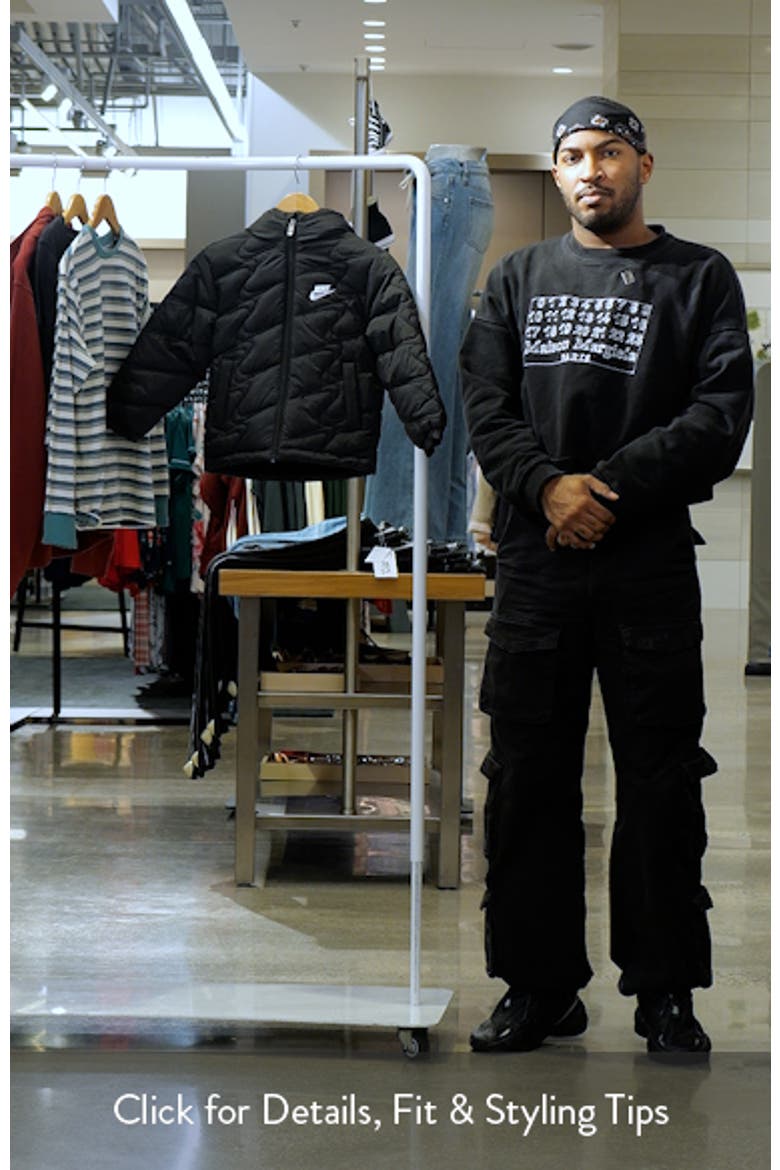 Kids' Swoosh Quilted Hooded Puffer Jacket video