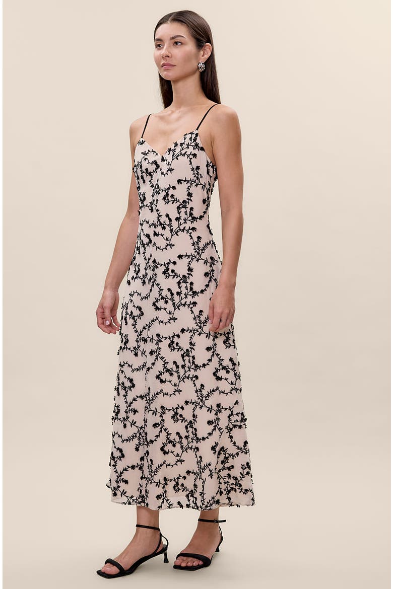 Marisol Dress, Alternate, color, Antique White/Black