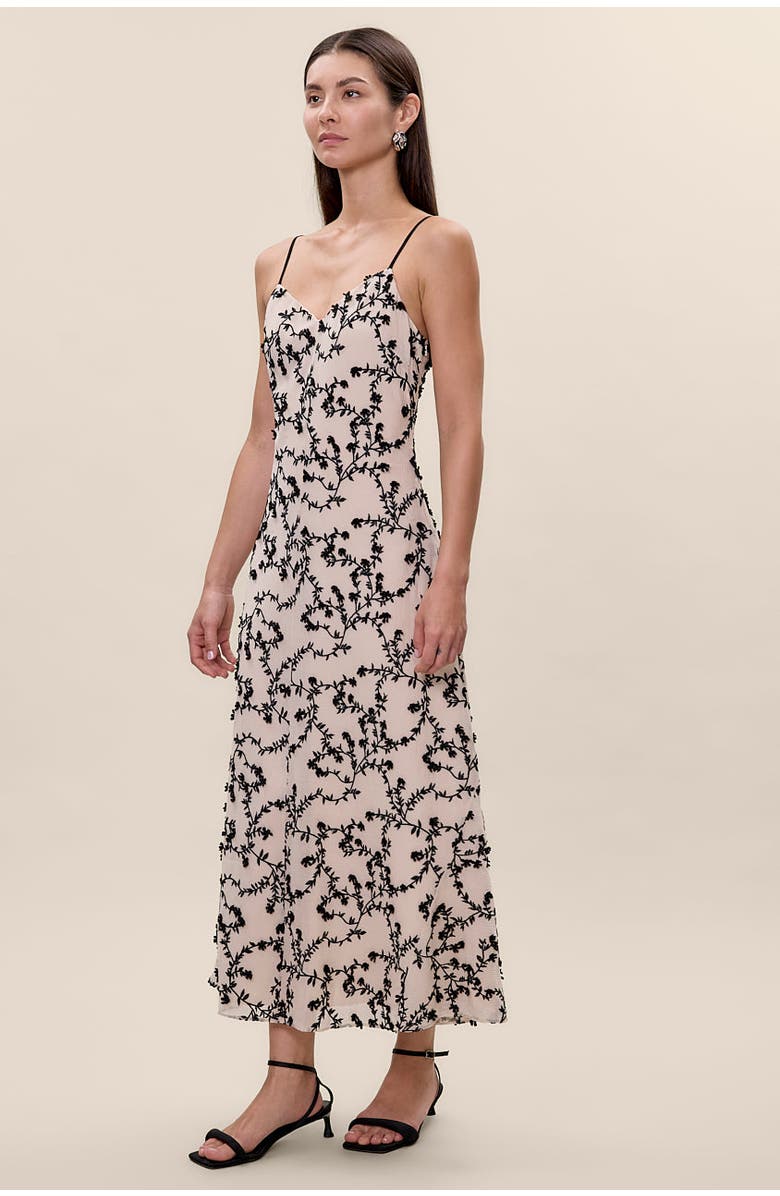 Rebecca Taylor Marisol Dress, Alternate, color, Antique White/Black