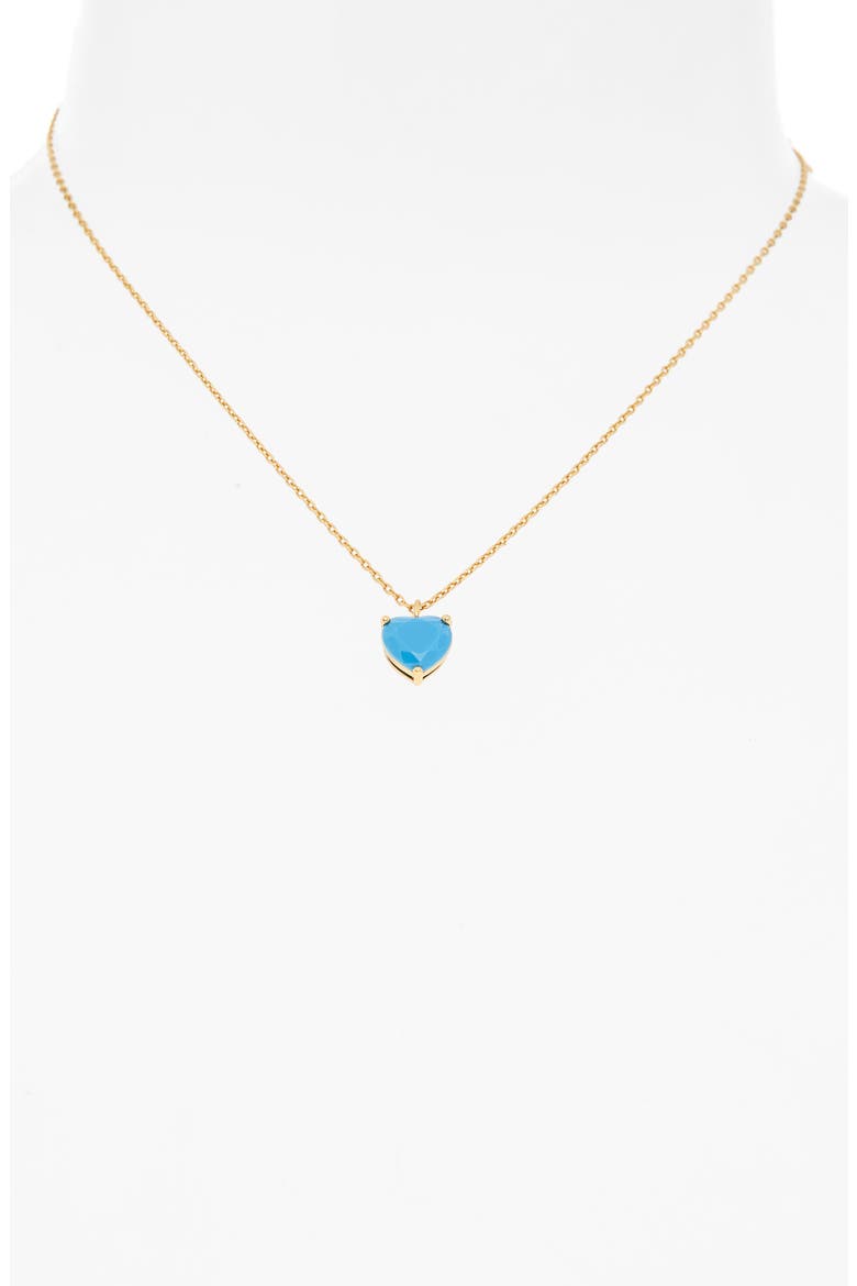 my love birthstone heart pendant necklace, Alternate, color, TURQUOISE