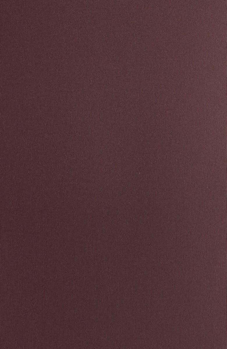 Sea Level Spliced Plunge One-Piece, Alternate, color, Cocoa