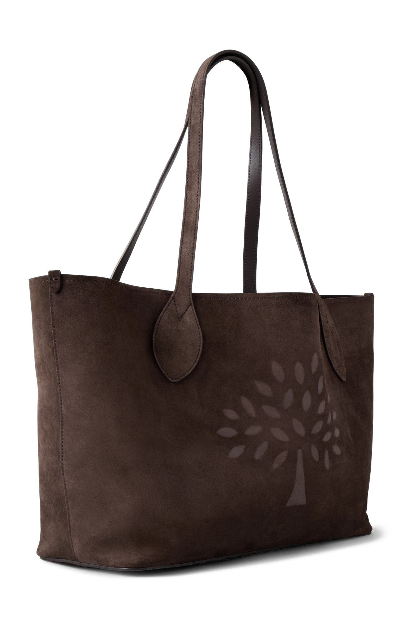 Mulberry Suede Tree Tote, Alternate, color, 