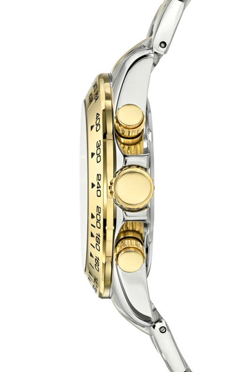Porsamo Bleu Preston Bracelet Strap Multifunction Watch, 41mm In Two-tone