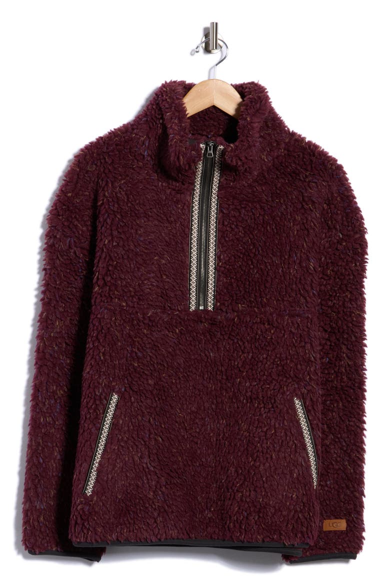Braid Confetti Pullover, Main, color, WILD GRAPE