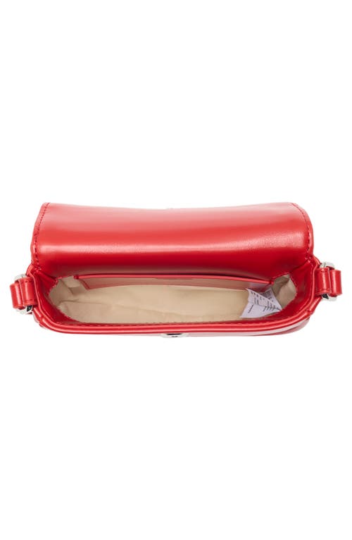 Stand Oil Mino Faux Leather Crossbody Bag In Red