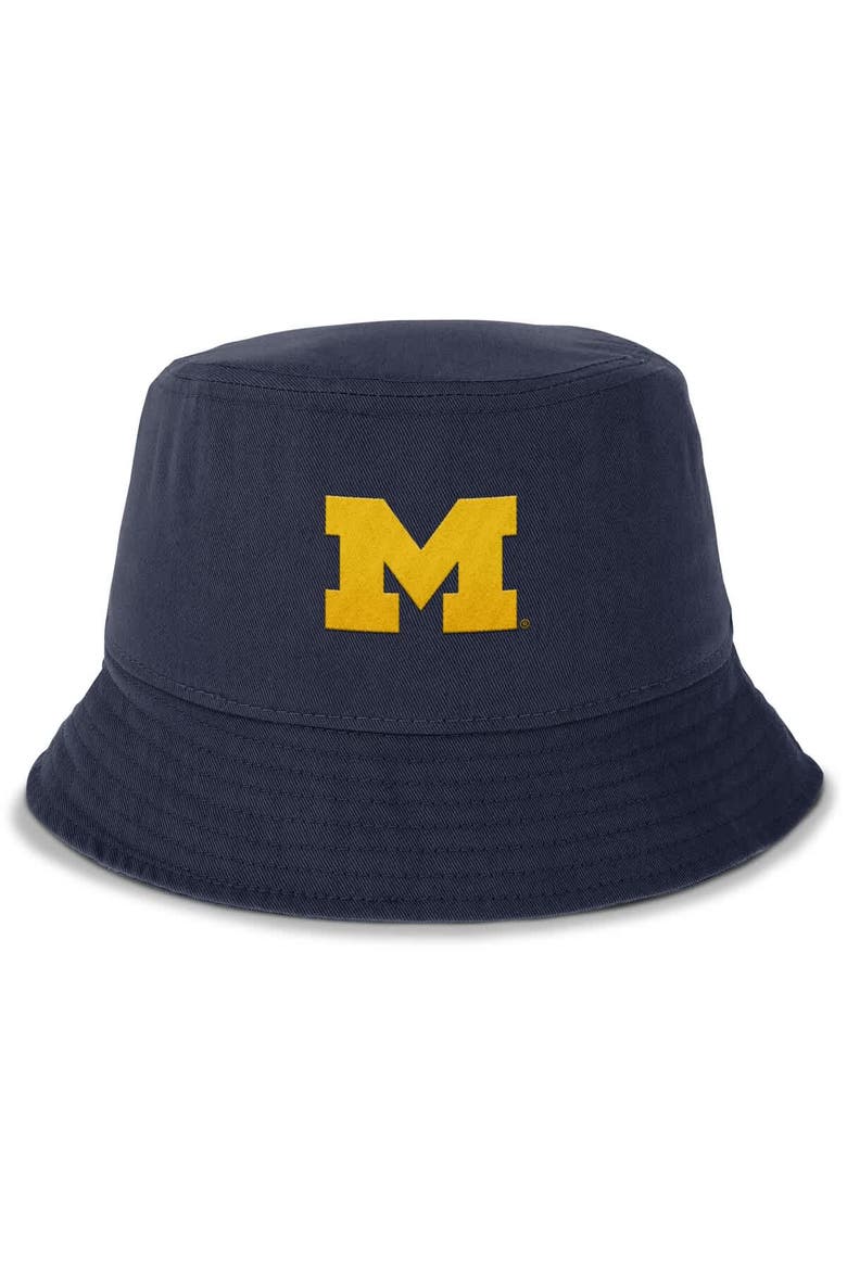 Men's Jordan Brand Navy Michigan Wolverines Apex Primetime Bucket Hat, Alternate, color, Navy