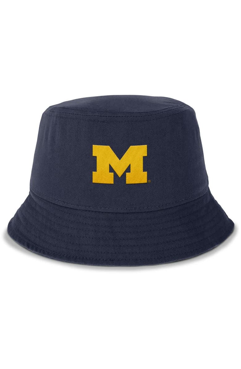 Jordan Brand Men's Jordan Brand Navy Michigan Wolverines Apex Primetime Bucket Hat, Alternate, color, Navy