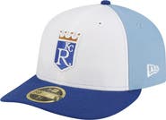 New Era Men's New Era  White/Blue Kansas City Royals Authentic Collection On-Field Low Profile 59FIFTY Fitted Hat