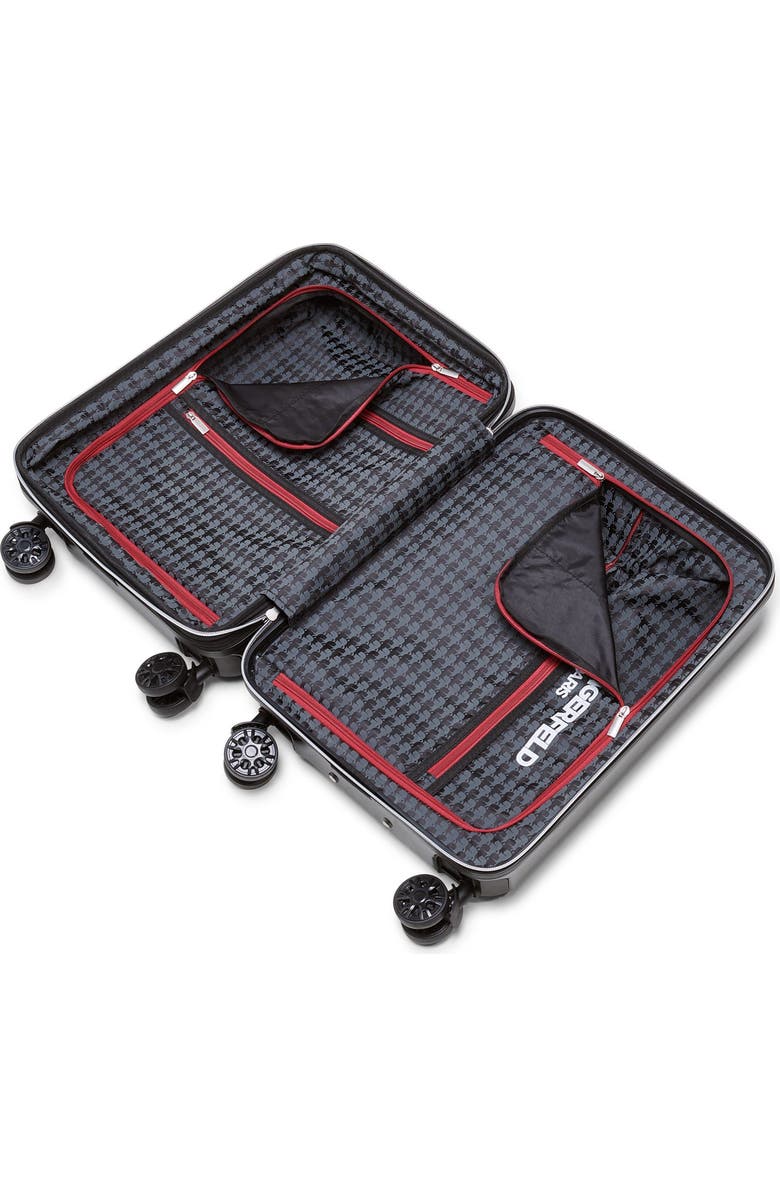 KARL LAGERFELD Up In Paris 21" Carry On Suitcase, Alternate, color, Black