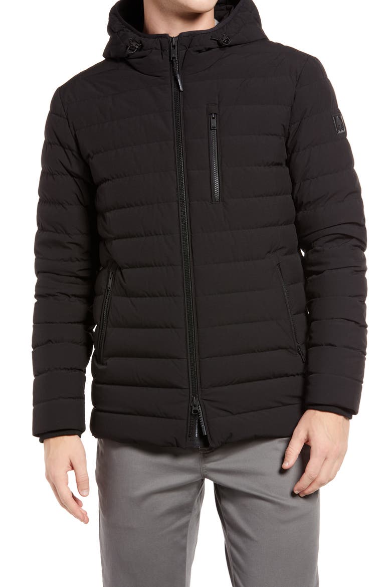 Fullcrest 3 Hooded Down Puffer Jacket, Alternate, color, BLACK