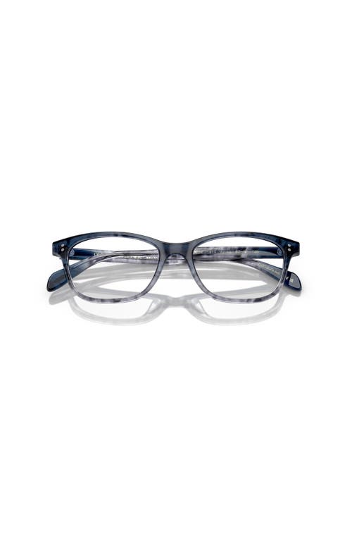 Oliver Peoples 50mm Square Optical Glasses In Blue