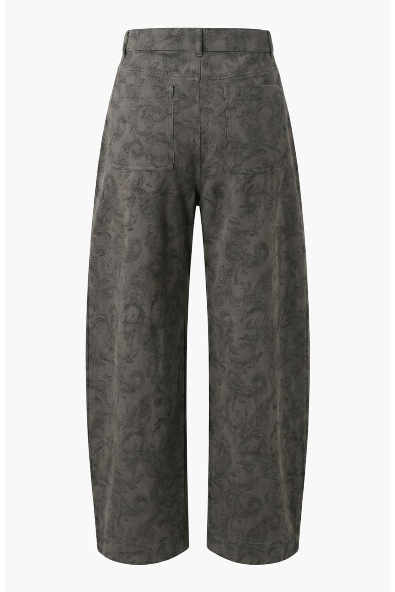 Textured Wide Leg Pants, Alternate, color, Charcoal