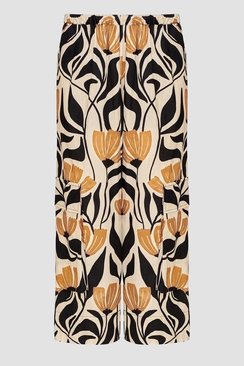 ALEMBIKA ALEMBIKA CROPPED WIDE LEG PANTS 