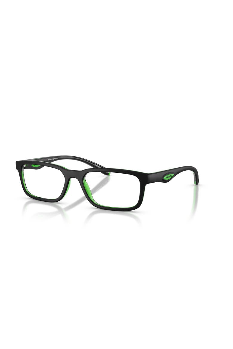 55mm Rectangle optical glasses, Main, color, Black