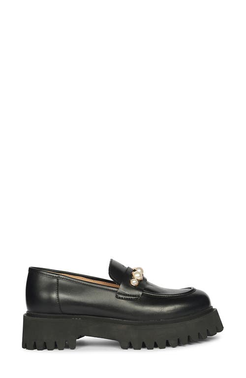 Saint G Fearl Platform Loafer In Black