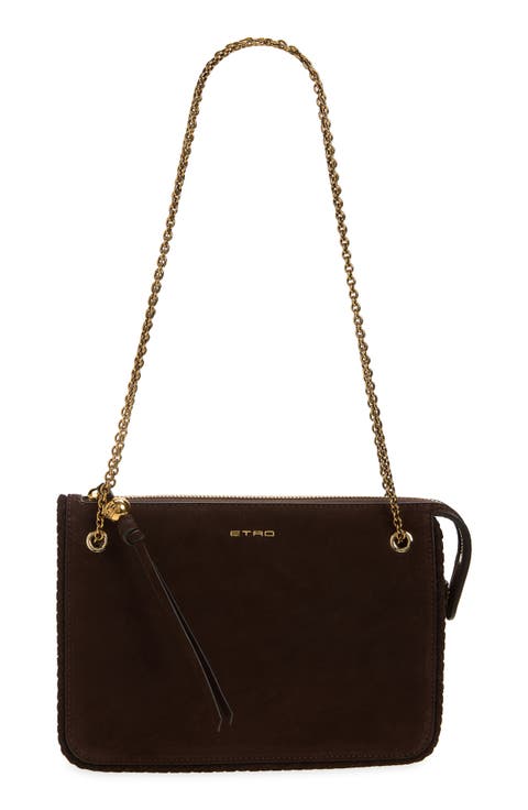 Suede Crossbody Bag