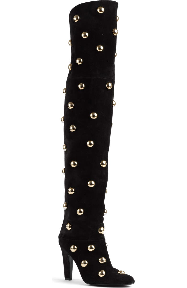 Chloé Eve Studded Over the Knee Boot, Main, color,