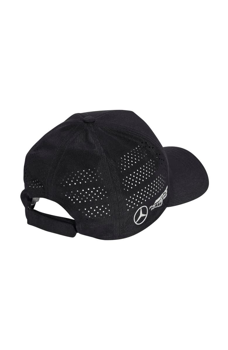 adidas Men's adidas Black Mercedes-AMG Petronas F1 Team Team Wear Climacool Trucker Adjustable Hat, Alternate, color, 