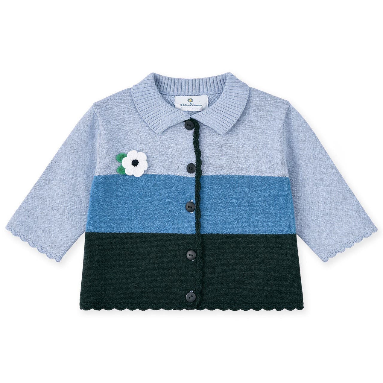 selected Blue, Navy & White
