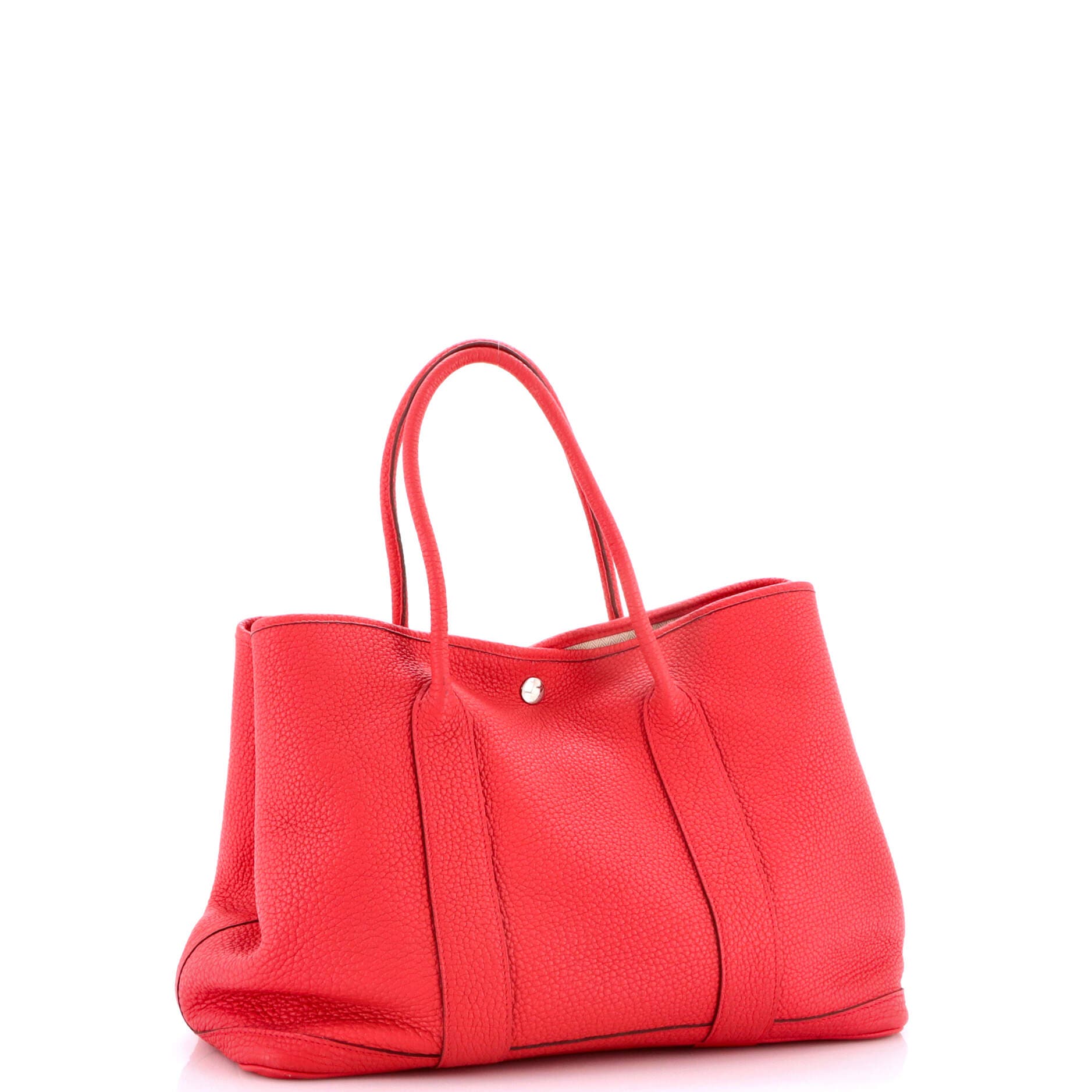 Pre-Owned Hermes Garden Party Tote Leather 36, Alternate, color, Bougainvillier