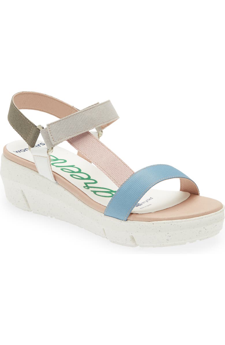 Wonders Nepal Platform Wedge Sandal, Main, color,