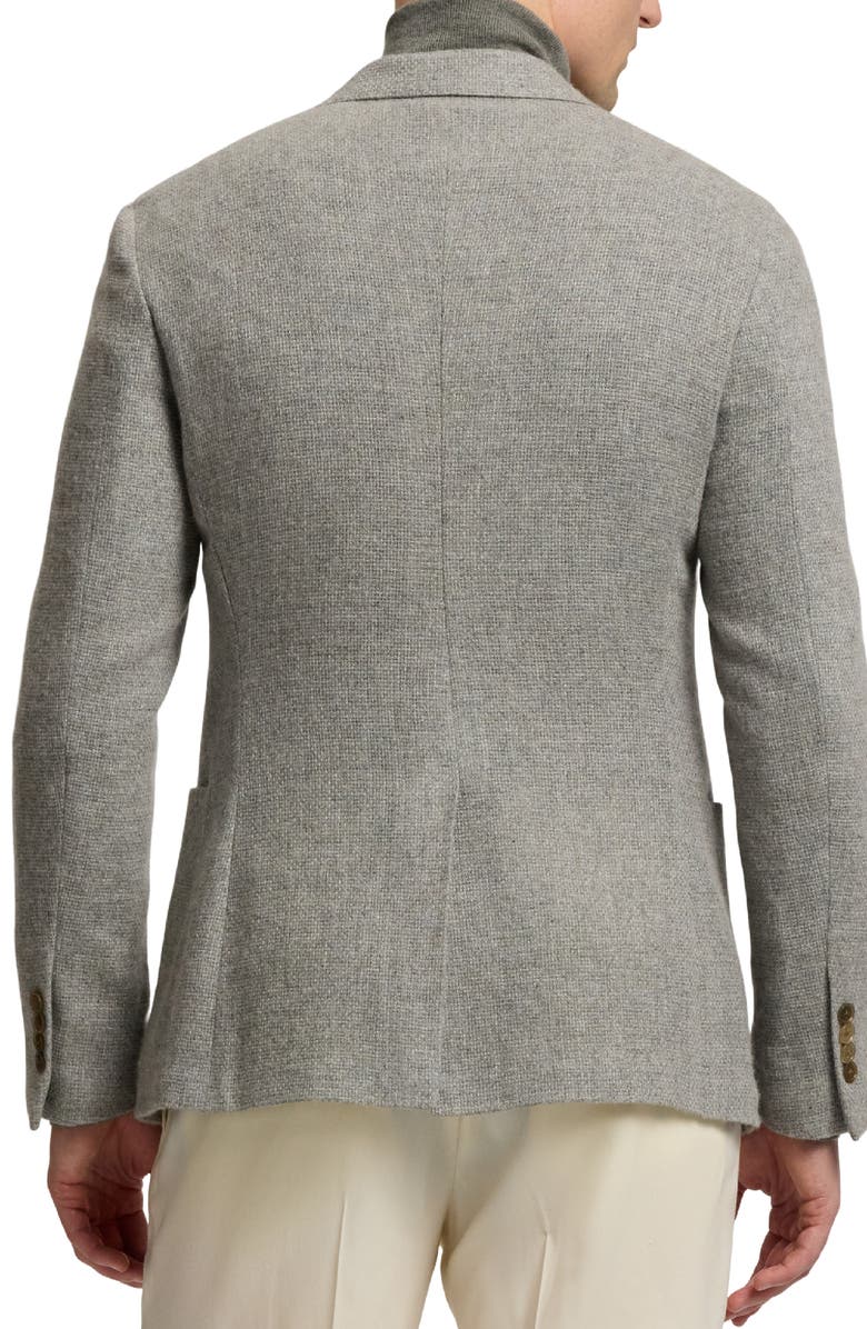 Ralph Lauren Purple Label Hadley Woven Cashmere Sport Coat, Alternate, color, Silver Grey