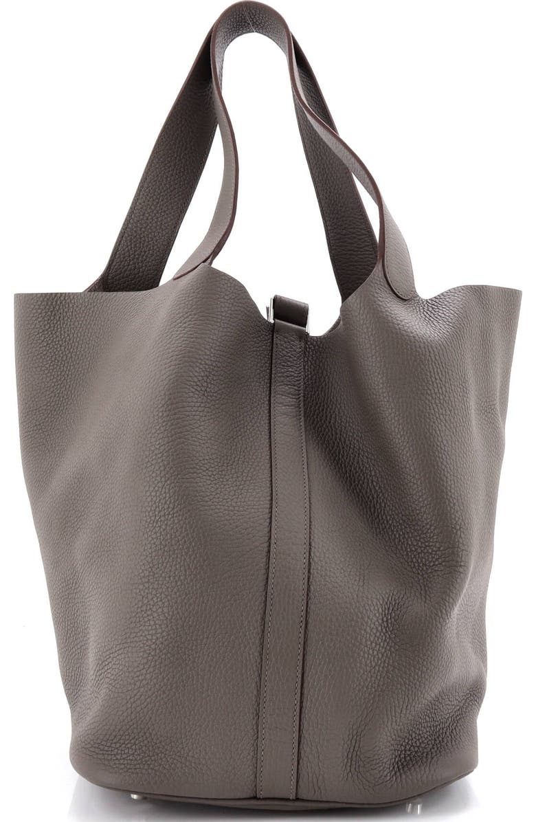 Pre-Owned Hermes Picotin Lock Bag Clemence TGM, Alternate, color, Etain